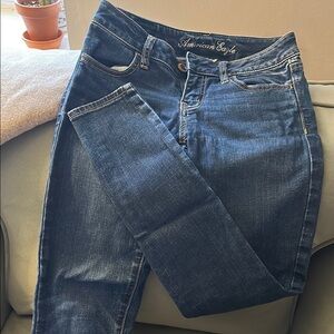 American Eagle Outfitters Women's Blue Jeans